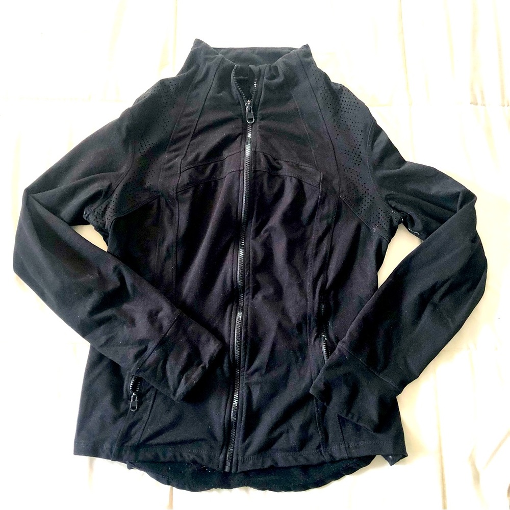 Tangerine Athletic Zip Up Top